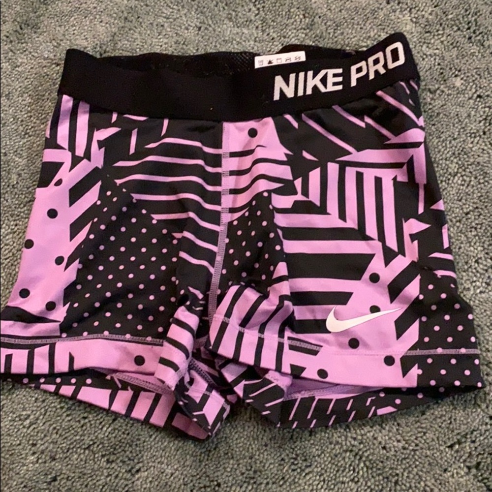 purple patterned mike pros